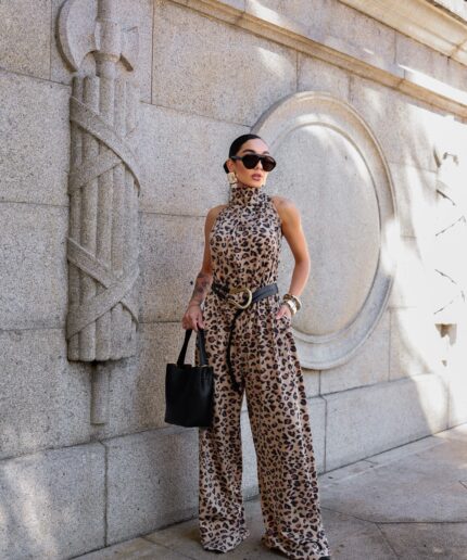 Macacão Gabriela Animal Print